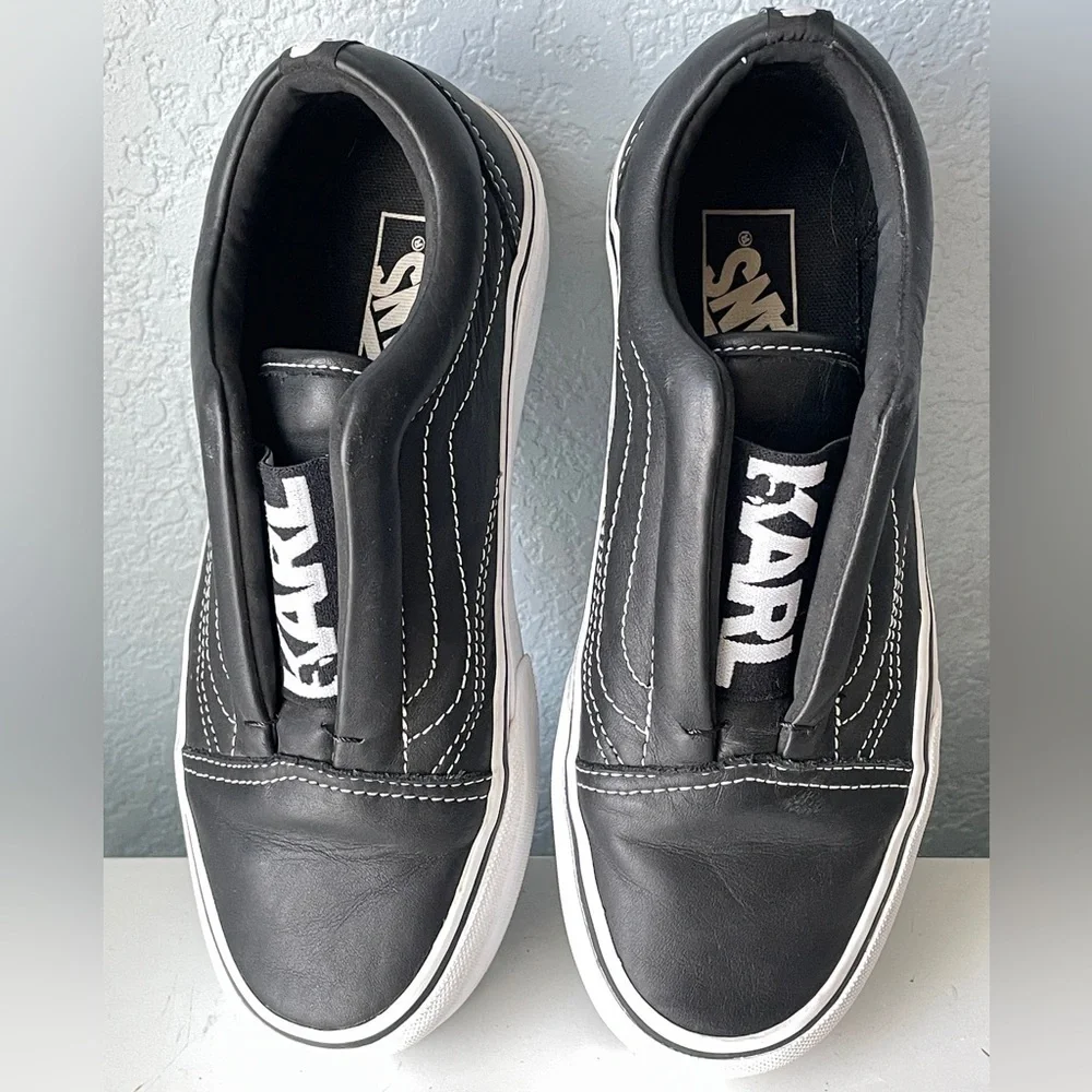 Karl Lagerfeld x Vans Shoes 4.5 Great Condition HOT item! KL Classy & RARE